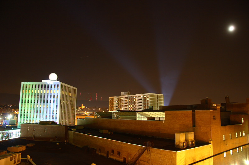 Downtown Wilkes-Barre from Boscov's Parkade